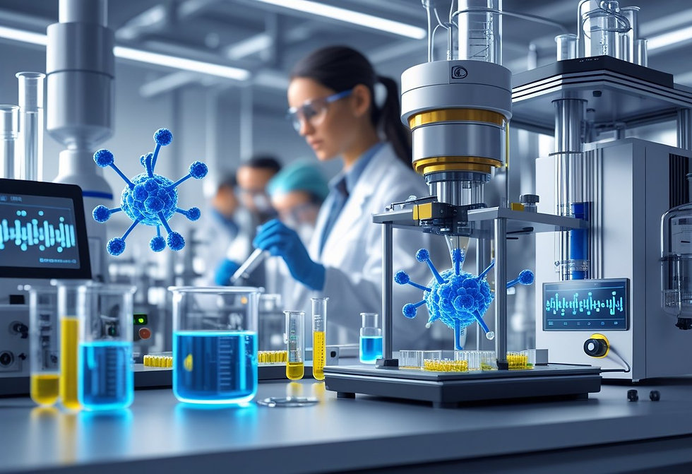 peptide drug manufacturing process diagram