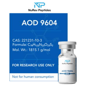 AOD 9604 5MG research peptide vial
