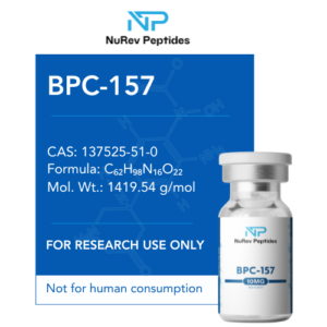 BPC-157 10MG research peptide vial