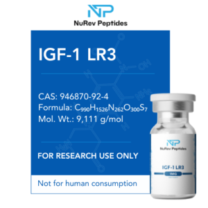 IGF-1 LR3 1MG research peptide vial