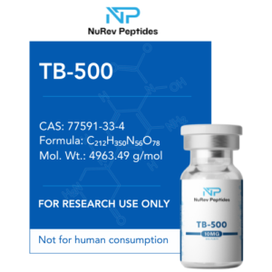 TB-500 10MG thymosin beta-4 research peptide vial
