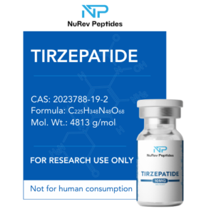 Tirzepatide 10MG research peptide vial