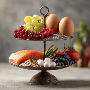 balanced nutrition and peptides